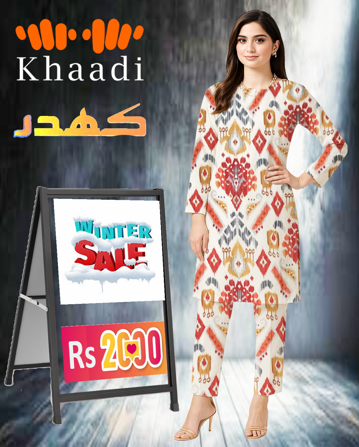 Premium Khaadi Khaddar