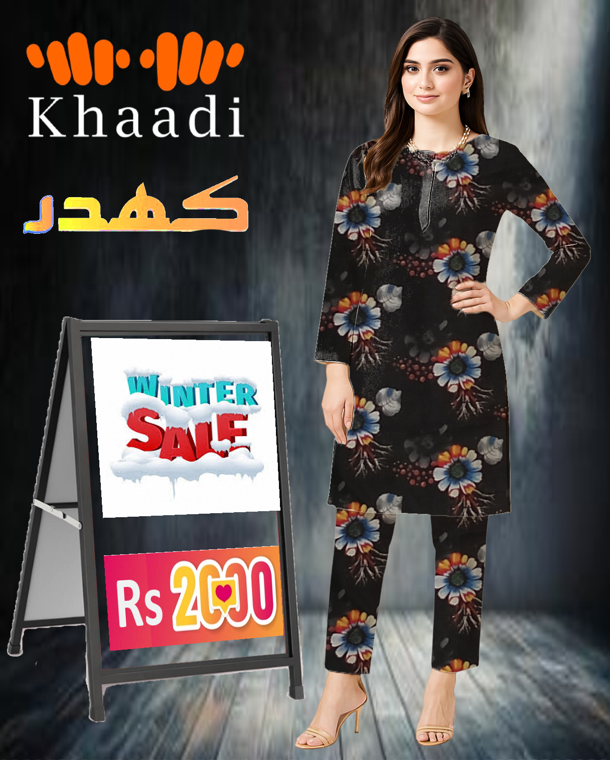Premium Khaadi Khaddar